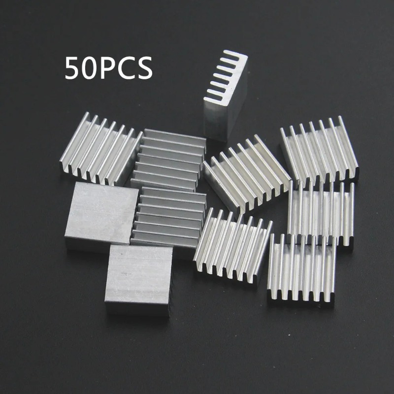 Aluminium Extrusion - 50 шт. экструдированных алюминиевых радиаторов 14x14x6