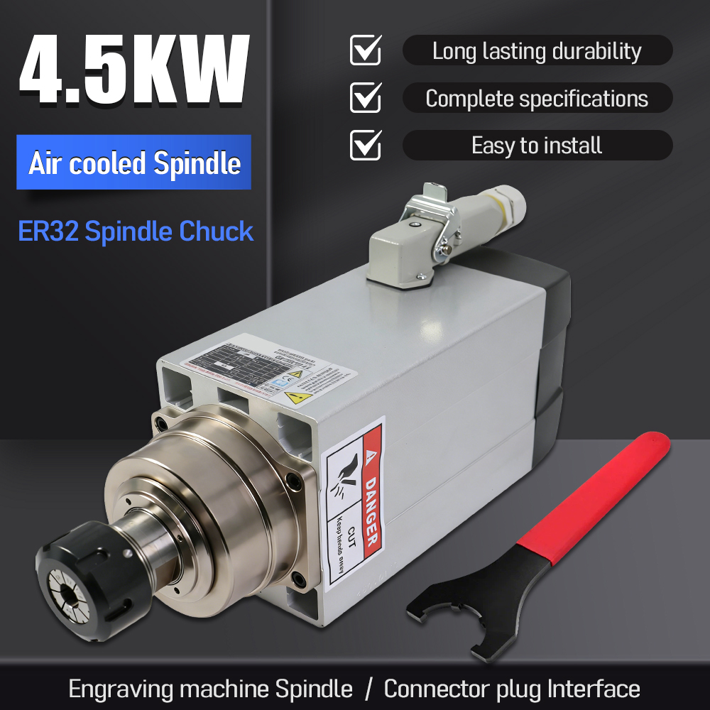 Water Cooled Spindle - Высокоточный шпиндельный двигатель HTNC 4500W220V-ER32-HC 4.5KW
