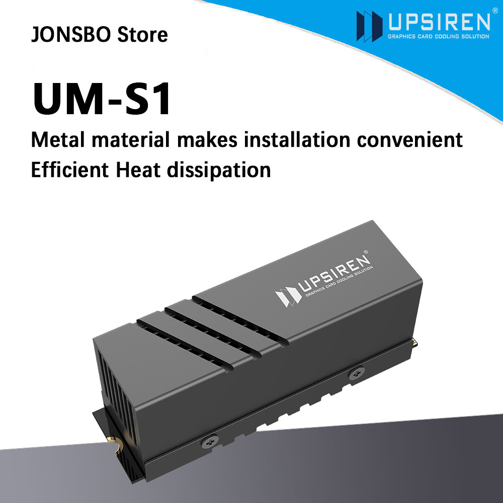 Aluminium Extrusion - UPSIREN UM-S1 2280 Черный радиатор для