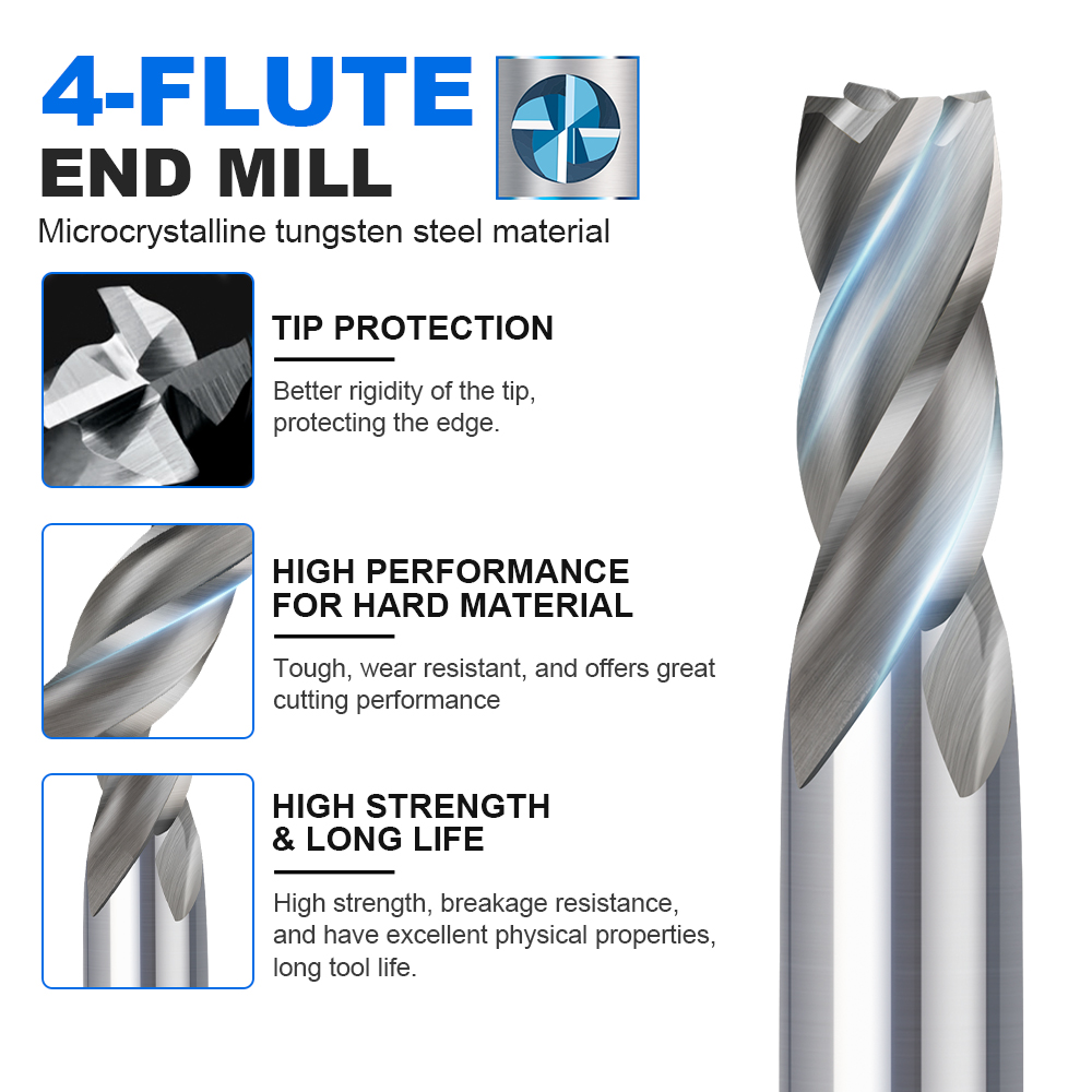 Фреза концевая CMCP 1.5-13 мм, – обзор и цена End Mill Set