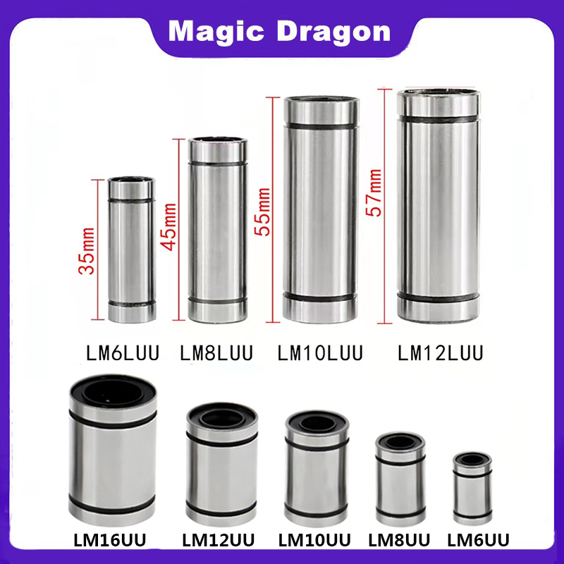 4/10 шт. LM3UU LM4UU LM5UU LM6 – обзор и цена Lm8Uu Bearing