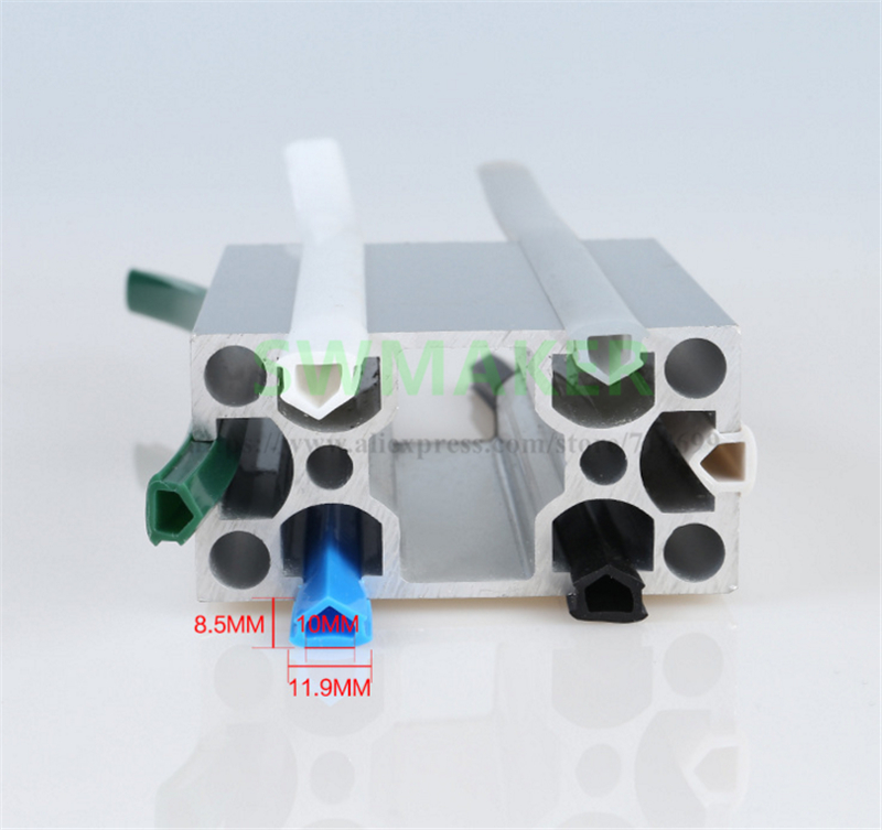 Плоское уплотнение 1 метр, 6 м – обзор и цена Linear Rod 8Mm