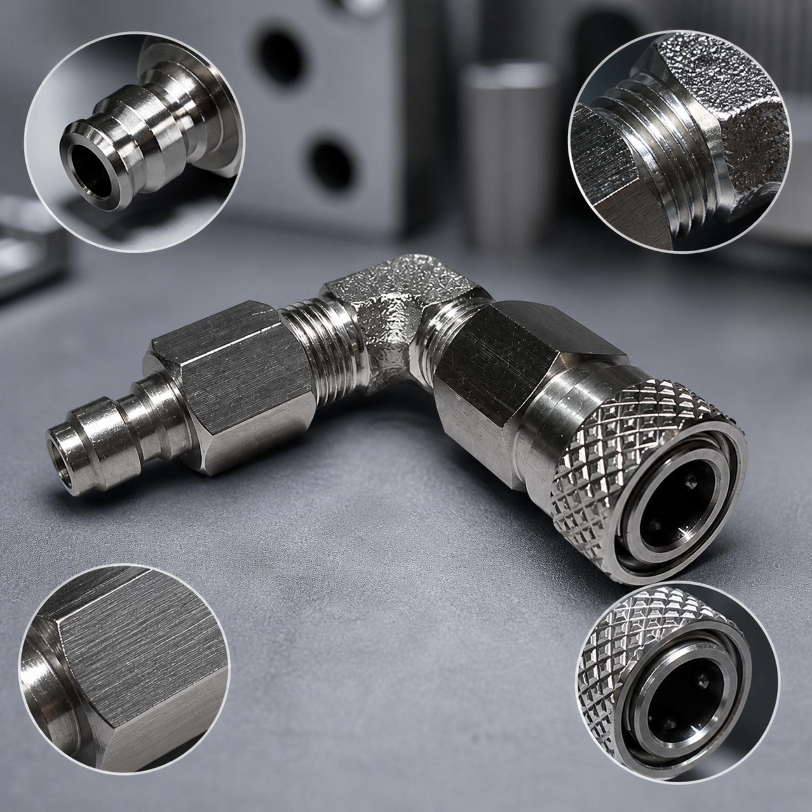 Угловая быстросъемная муфта из – обзор и цена Coupling 8Mm