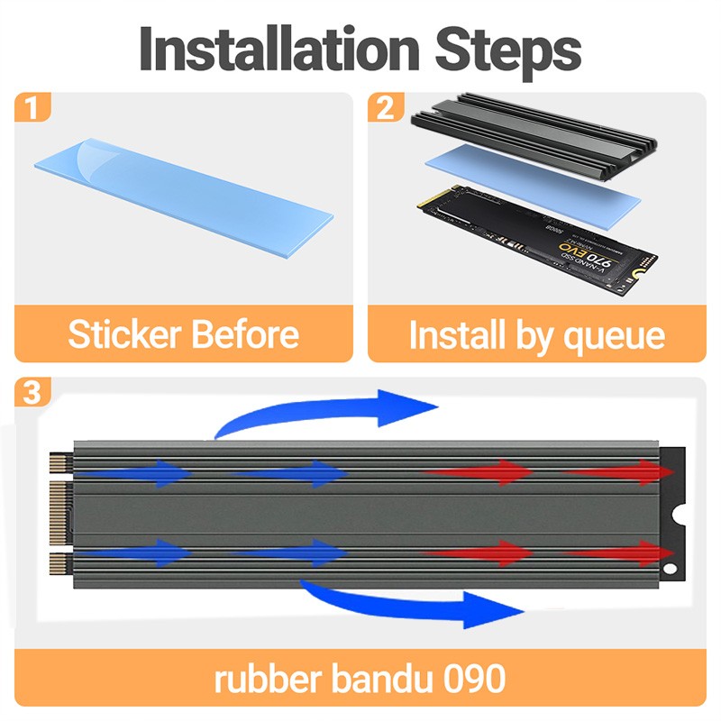 Радиатор M.2 SSD, алюминиевый  – обзор и цена Aluminium Extrusion